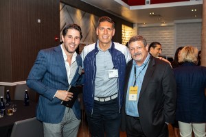 John D’Agostino, Anthony, and Jim Zurlo at the first FundBank Spotlight event in New York.