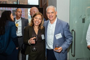 Industry professionals enjoying the first FundBank Spotlight event in New York.